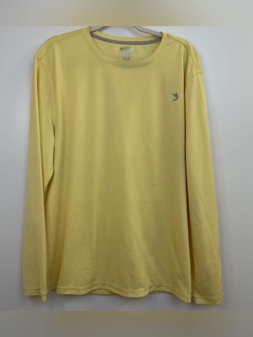 Reel Legends Long-Sleeve Performance Shirt - Pale Yellow